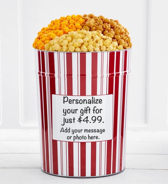 Tins With Pop® Personalized Retro 4 Gallon Tin