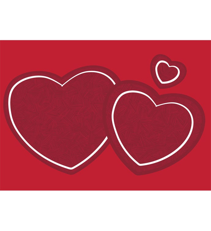 Tins With Pop® 4 Gallon Double Red Hearts