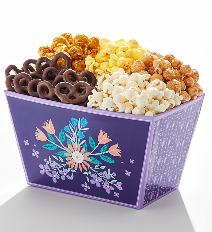 Fancy Floral Gift Bin