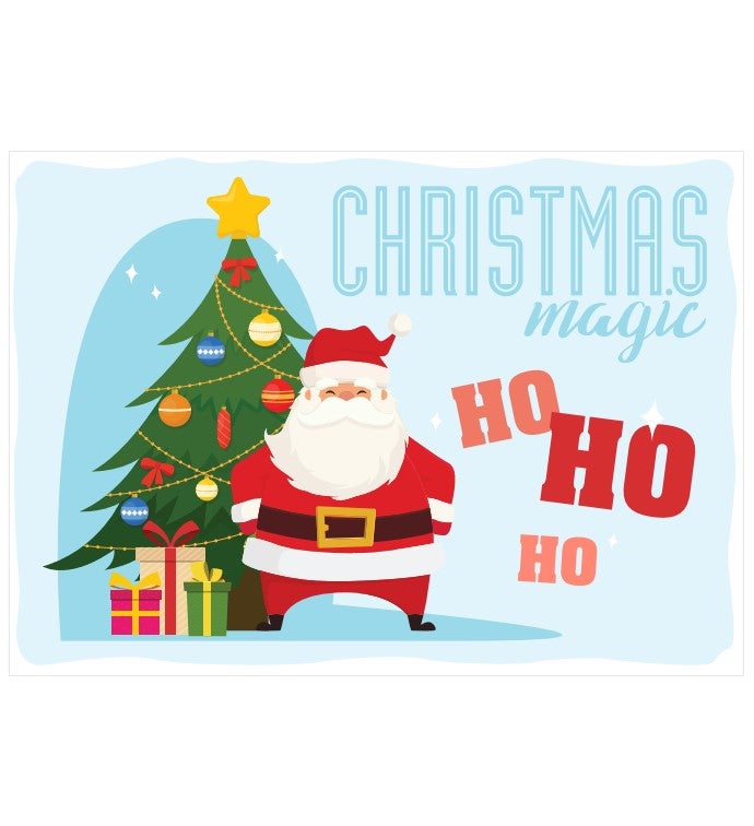 Tins With Pop® 4 Gallon Christmas Magic HO HO HO