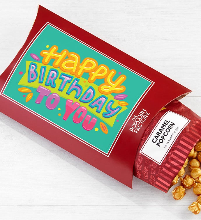 Gift Box, Popcorn Cards With Pop by The Popcorn Factory