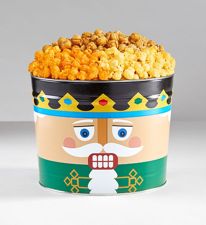 Nutcracker 3 Flavor 2 Gallon Popcorn Tin