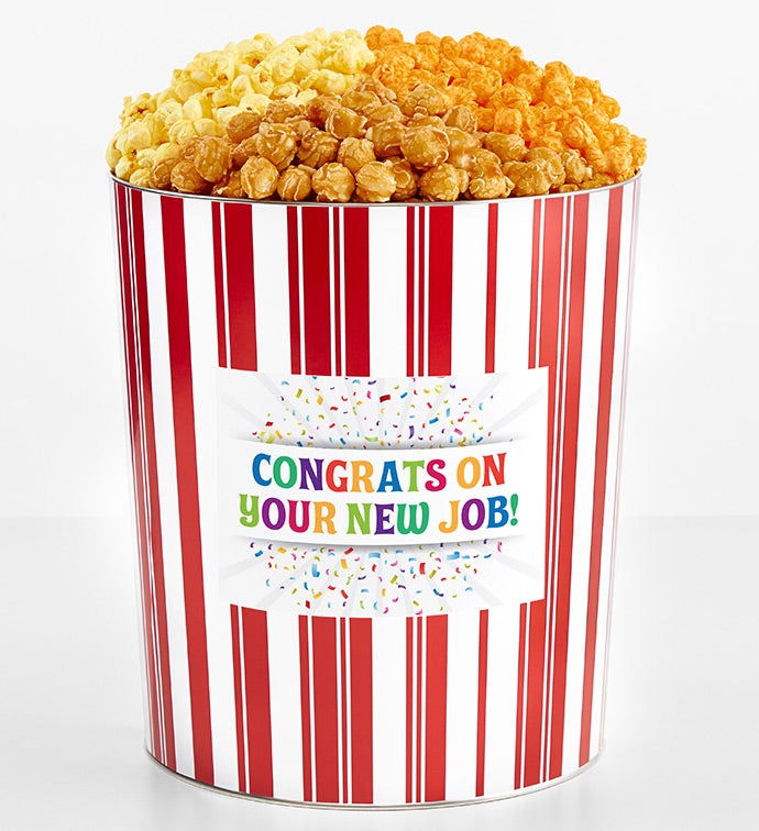 Tins With Pop® 3.5 Gallon Congratulations For A New Start 3 Flavor