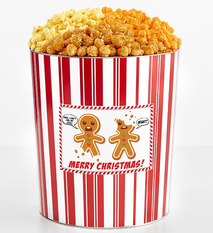 3.5 Gallon Popcorn Tin 3-Flavor, Christmas Gifts by The Popcorn Factory